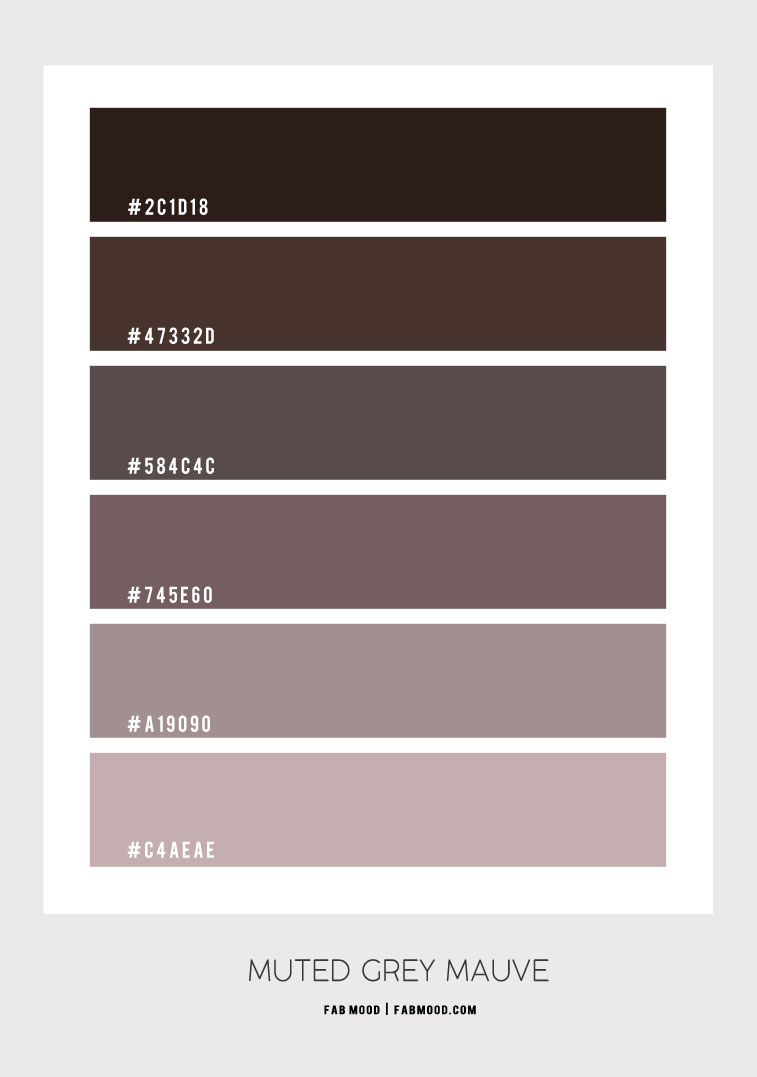 Muted Grey Mauve Bedroom Colour Scheme