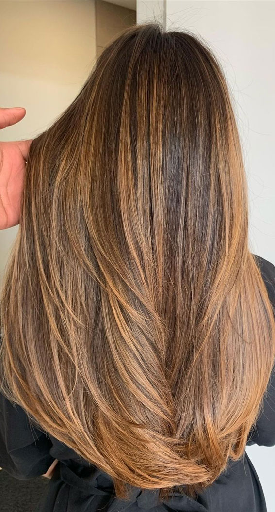 Copper deals blonde highlights