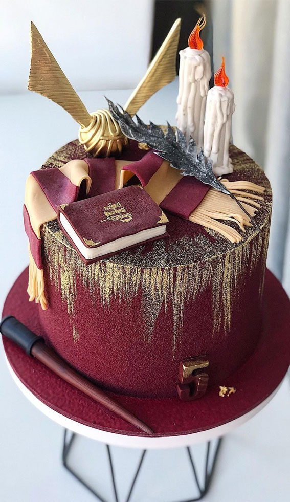 Harry Potter Themed Cake - Decorated Cake by Cakes by - CakesDecor