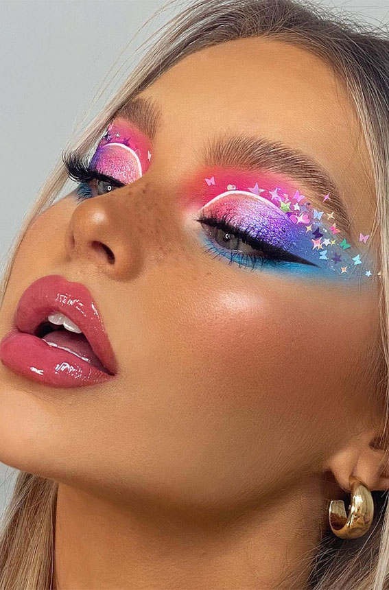 Latest Eye Makeup Trends You Should Try In 2021 Colourful eyeshadow