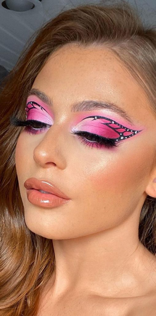 Creative Eye Makeup Art Ideas You Should Try : Butterfly Effect