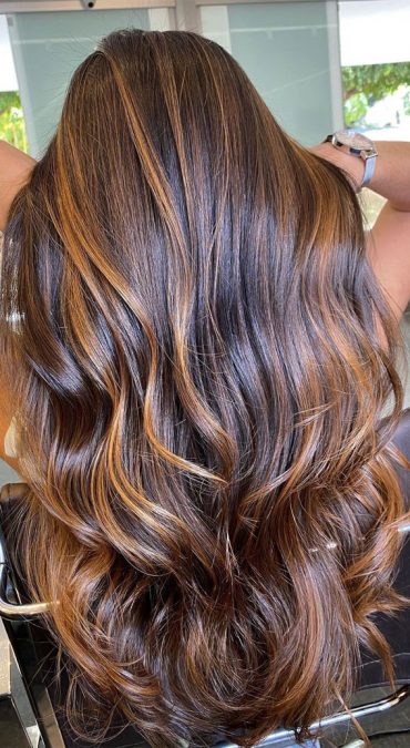 63 Charming hair colour ideas & hairstyles : Shiny long hair with ...