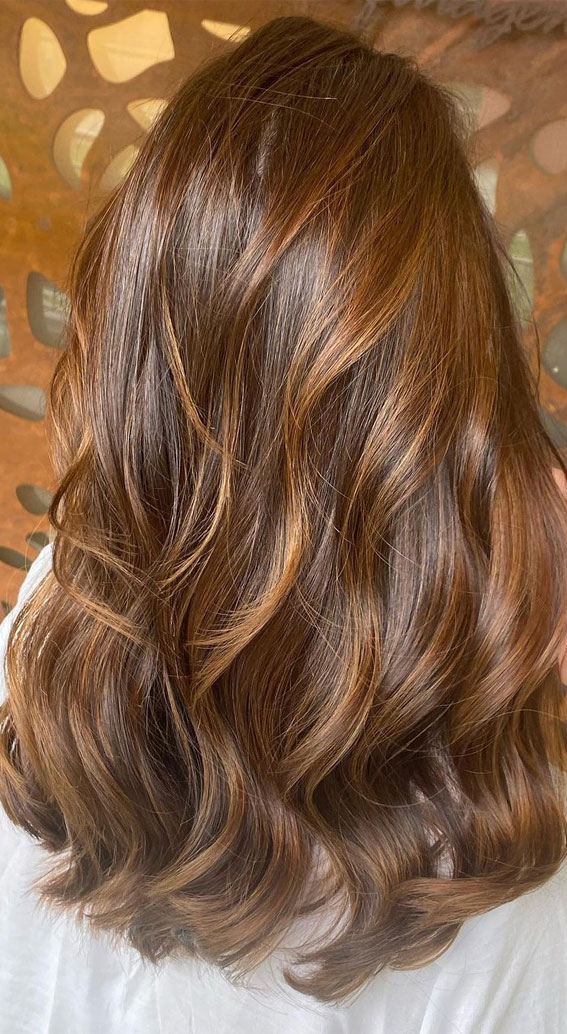 63 Charming hair colour & hairstyles : Charming Brown Hair with highlights