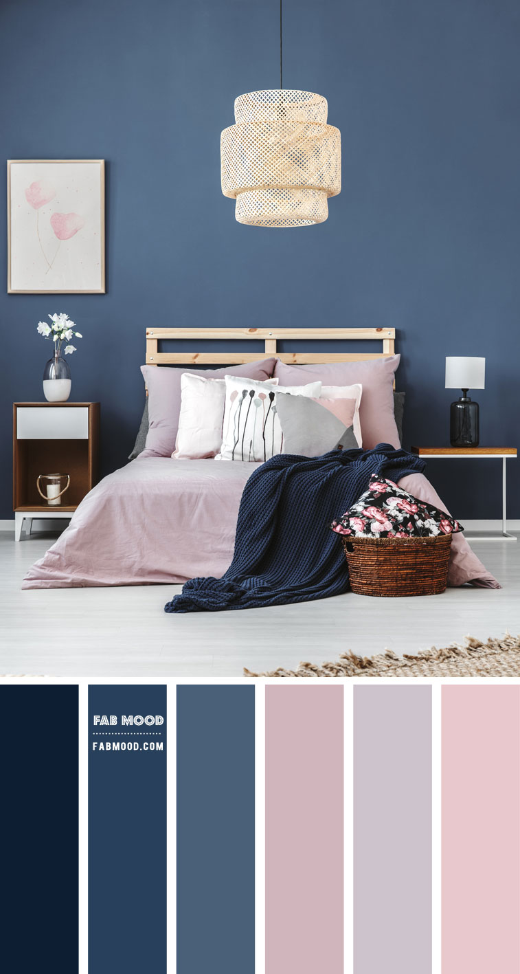 Dusty pink and grey bedroom  Beautiful bedroom colors, Romantic