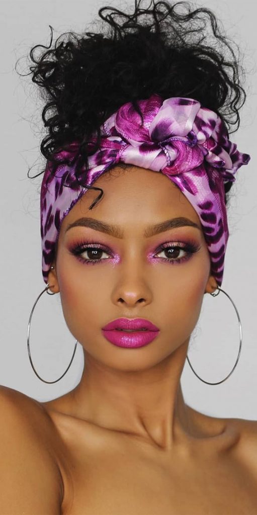 39 Trendy Ways To Wear A Head Scarf Berry Head Scarf