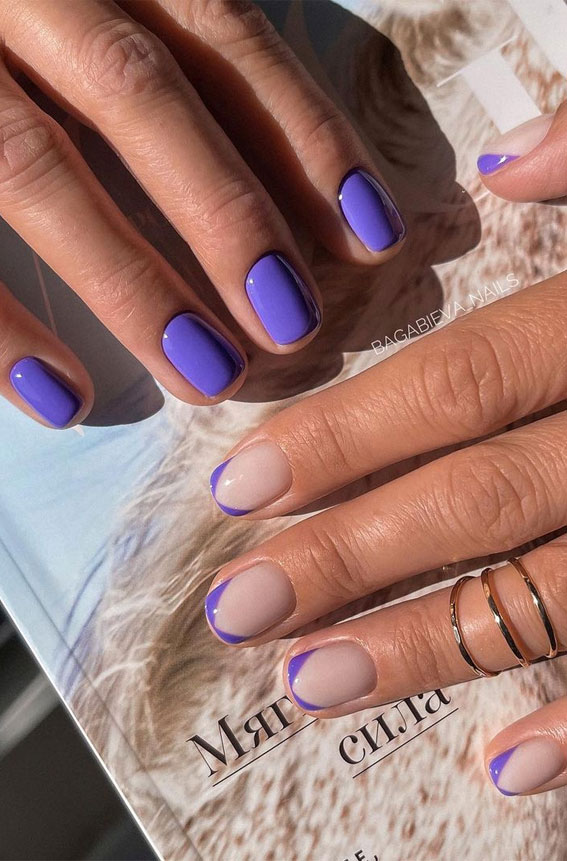 Summer nail art ideas to rock in 2021 : Lavender Colored Nails