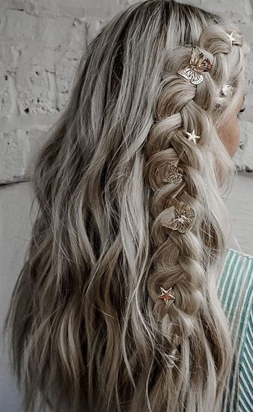 24+ Braid Hairstyles That Really Jazz Up Your Hair : Side Chunky Braid ...