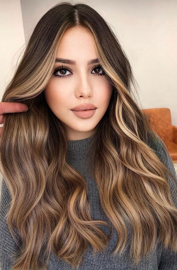 hair color ideas brown hair with highlights