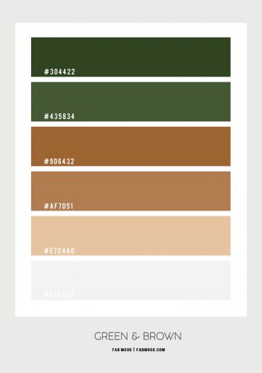 Brown and Green Colour Scheme For Bobo Look | Earth Tone Bedroom