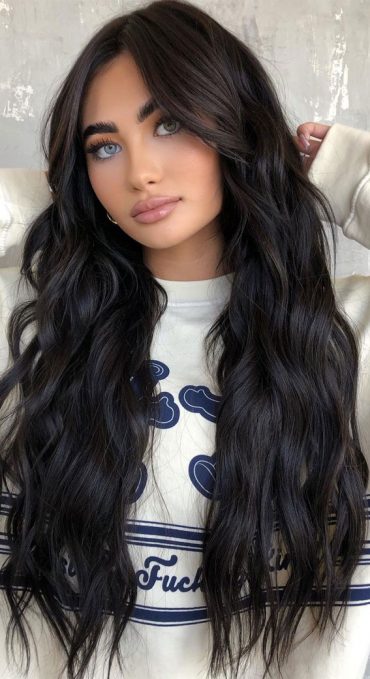 25 Dark Chocolate Brown Hair Ideas Dark Chocolate Long Locks 