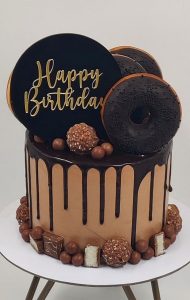 40 Cute Cake Ideas For Any Celebration : Chocolate Birthday Cake Topped ...