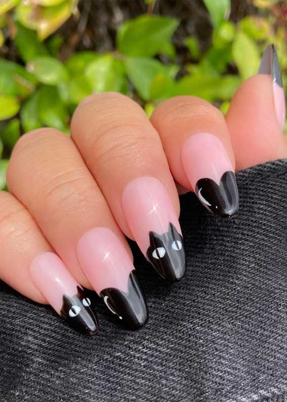PiggieLuv: A cat's nightmare - glow in the dark nail art with Gothic Gala  Lacquers