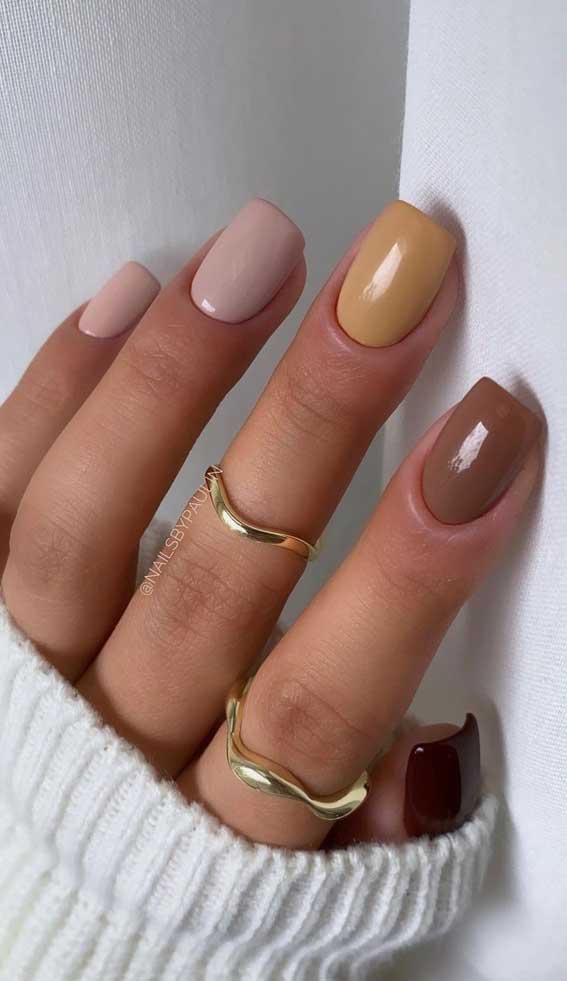 Nail✎№AS light brown dark brown color cocoa brown gel polish nail gel 15ml  | Shopee Philippines