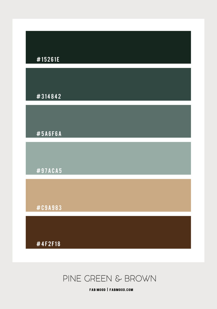 14 Beautiful Bedroom Colour Schemes : Pine Green Bedroom