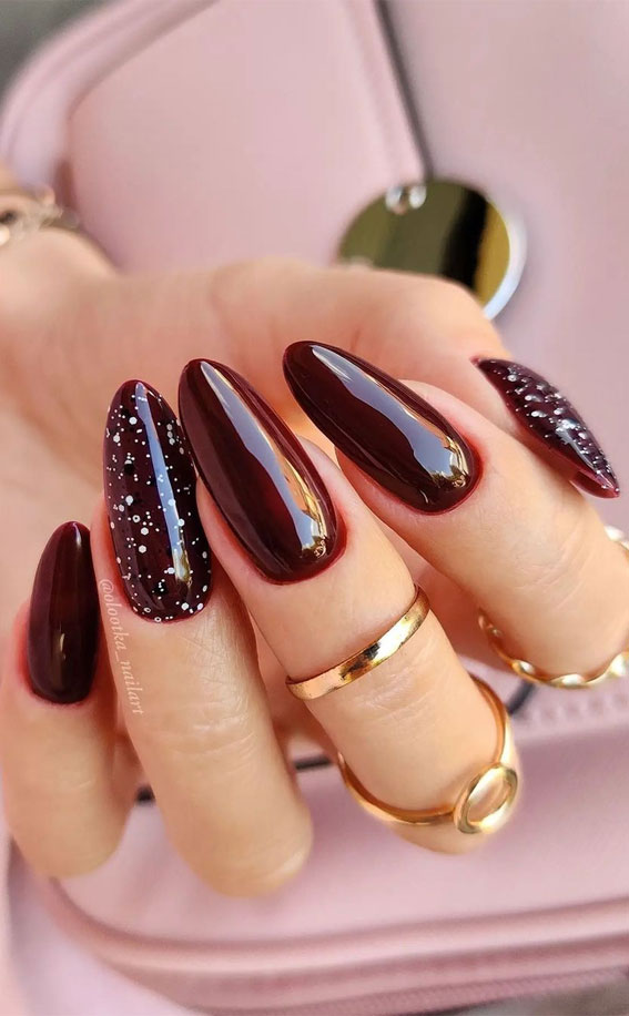 chocolate brown nails, sweater nails, winter nails design, winter nails colours, winter nails coffin, nail trends winter 2021, winter nails 2021, winter nails 2021 coffin, winter nails acrylic