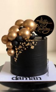 20 Black Cakes That Tastes as Good as it Looks : Black Birthday Cake ...