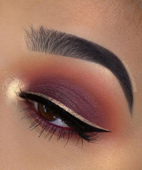 29 Winter Makeup Trends Freshen Up Your Look This Winter : Brown Smokey 