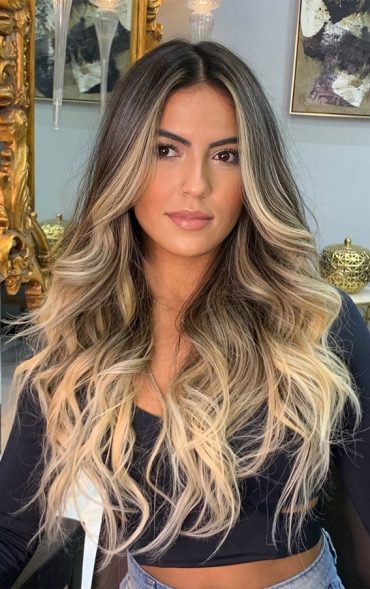 Flattering Blonde Highlights Ideas For Champagne Highlights