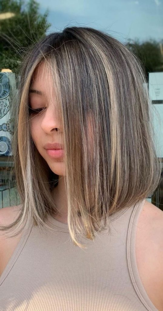 50 Flattering Blonde Highlights Ideas For 2022 Blonde Balayage Highlights Long Bob 