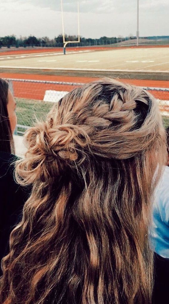 Trendy Double Buns for a Cool Girl Hairstyle