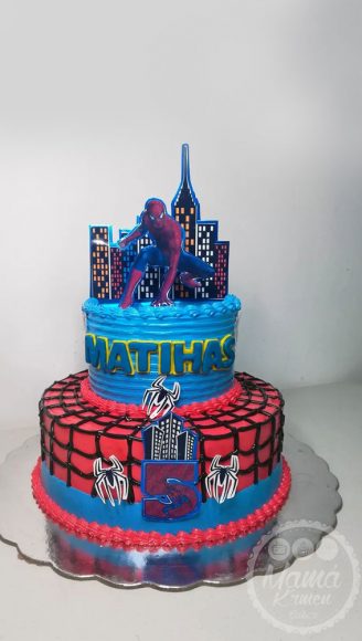 20+Spiderman Birthday Cake Ideas : Spiderman Cake Theme for 5th Birthday