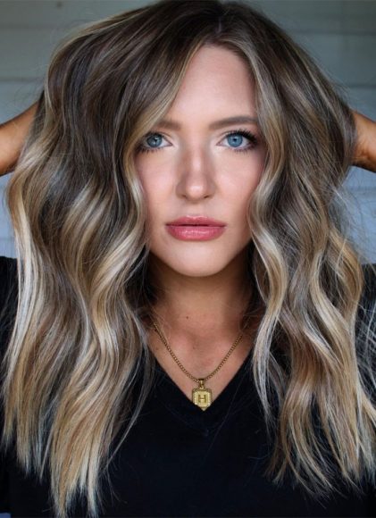 40 Trendiest Hair Colors for 2022 : Multi Tonal Blonde Balayage