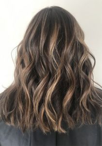 40 Trendiest Hair Colors for 2022 : Dark Hair with Blonde Highlights