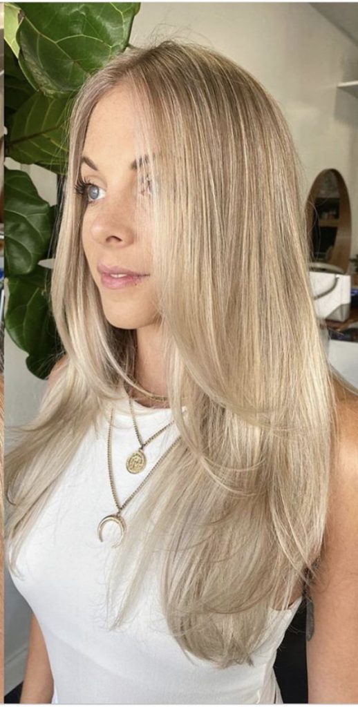 40 Trendiest Hair Colors For 2022 Platinum Blonde With Layered Cut