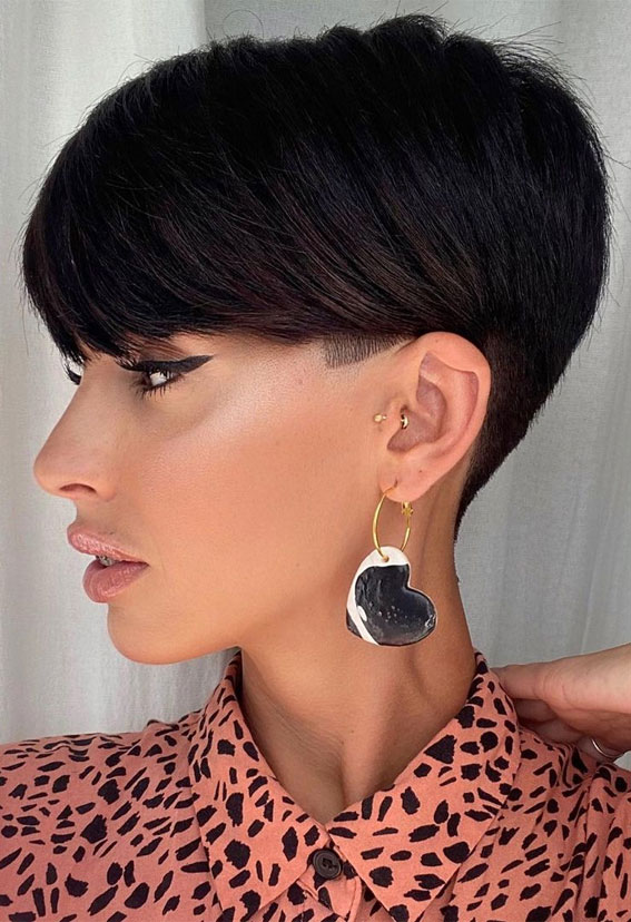 50 Short Hairstyles That Looks so Sassy : Short Layered Pixie Haircut