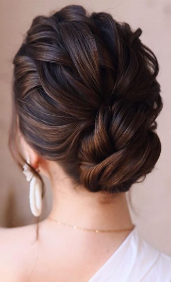 50 Best Updo Hairstyles For Trendy Looks In 2022 Texture Low Bun With A Twist 5674