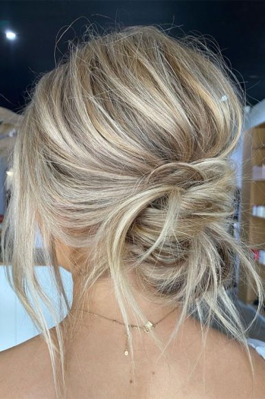 50 Best Updo Hairstyles For Trendy Looks In 2022 Effortless Low Bun 0319