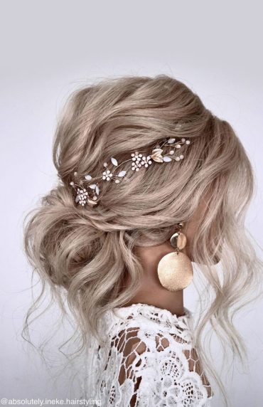 50 Best Updo Hairstyles For Trendy Looks in 2022 : Textured low bun and ...