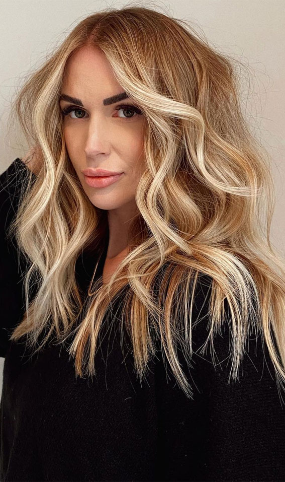 40 Cute Money Piece Hair Highlights : Blonde Spice Up Natural Ginger