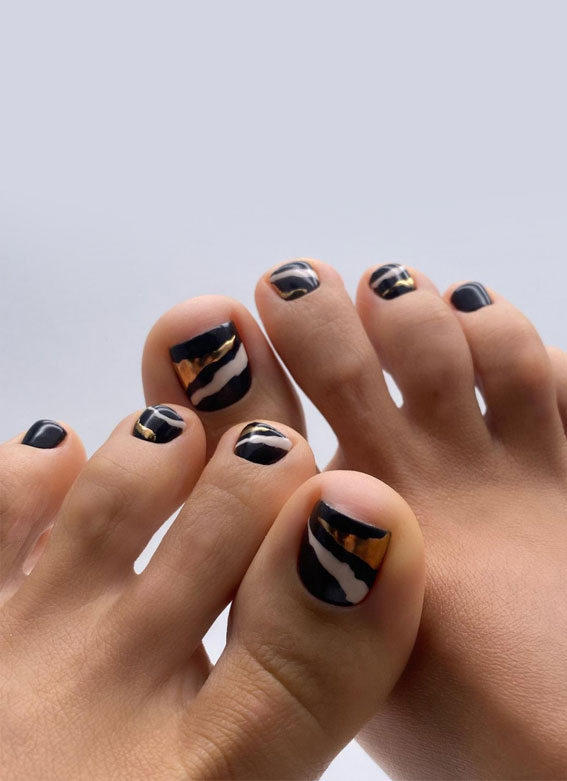 cute easy toenail polish designs