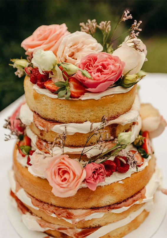 naked cake, victorian sponge birthday cake, pink birthday cake , birthday cake ideas, best birthday cakes 2022 
