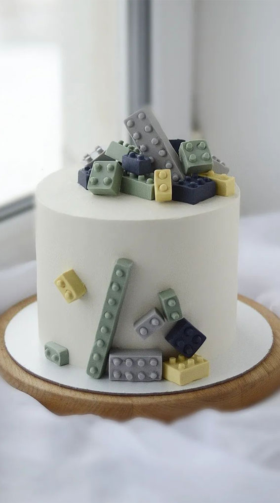 Easy lego birthday online cake