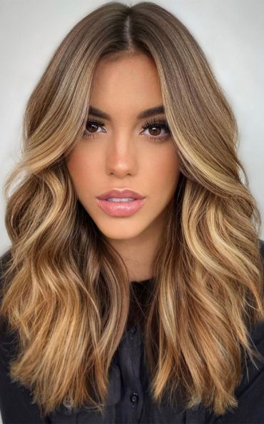 50 Cute New Hair Color Trends 2022 Golden Blonde Medium Golden Brown 1800