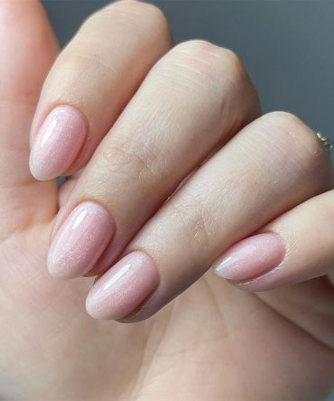 Barely There Nail Designs For Any Skin Tone Subtle Ombre Shimmery