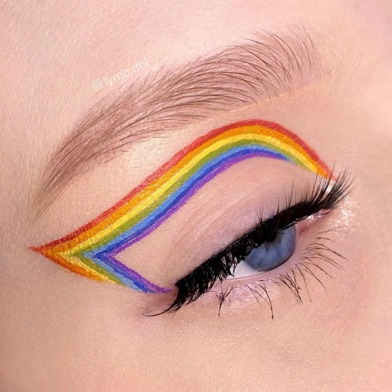 Louis Vuitton Rainbow  Creative makeup looks, Rainbow makeup, Creative  makeup