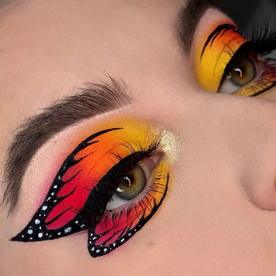 47 Cute Makeup Looks to Recreate : Hot Butterfly