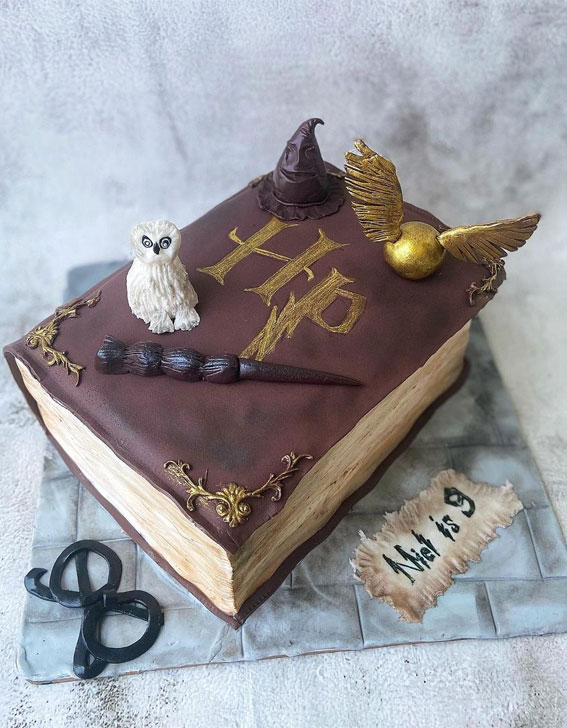Harry Potter Spell Book Cake – Etoile Bakery