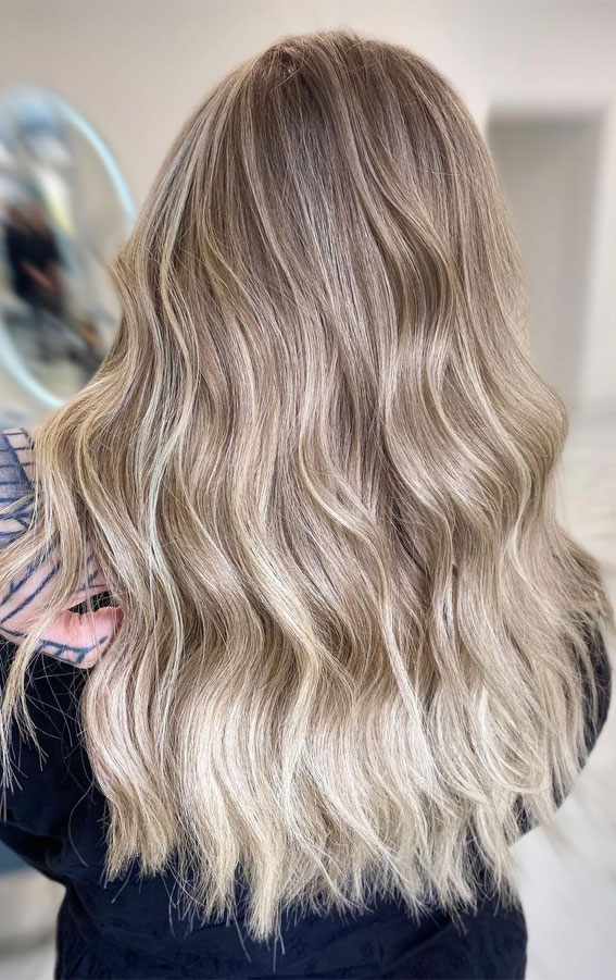 Ash Hair Color With Highlights