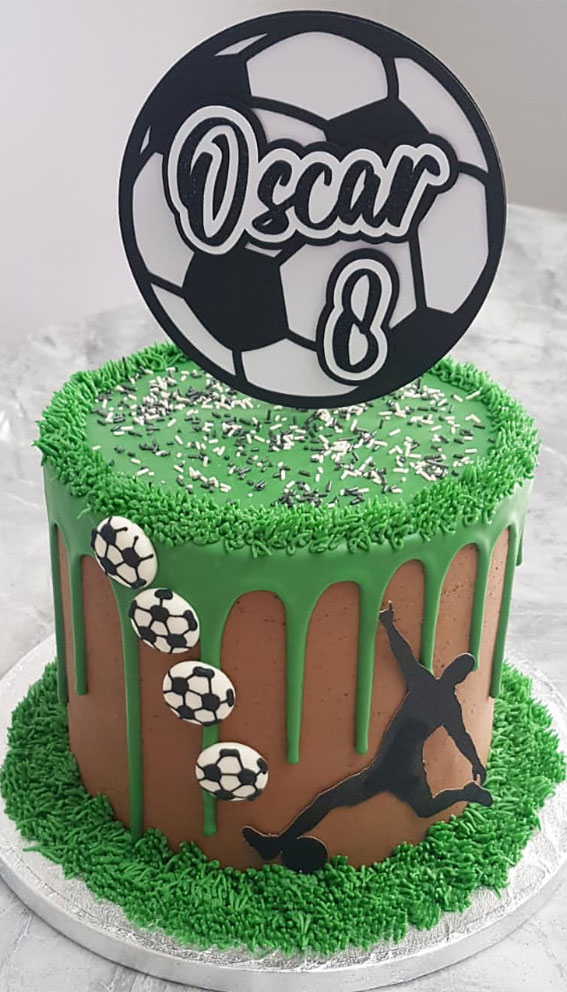 Soccer Basketball Cake Topper Happy Birthday Cupcake Topper Boy Adult  Birthday Party Supplies Theme Football Party Cake Tool Kit - AliExpress