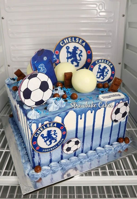 Chelsea Football Cake. - CakeCentral.com