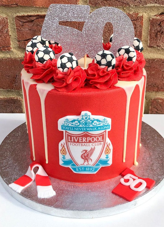 Liverpool football club cake