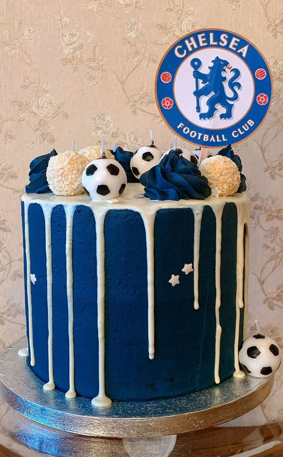 Chelsea football cake - Decorated Cake by nikki - CakesDecor