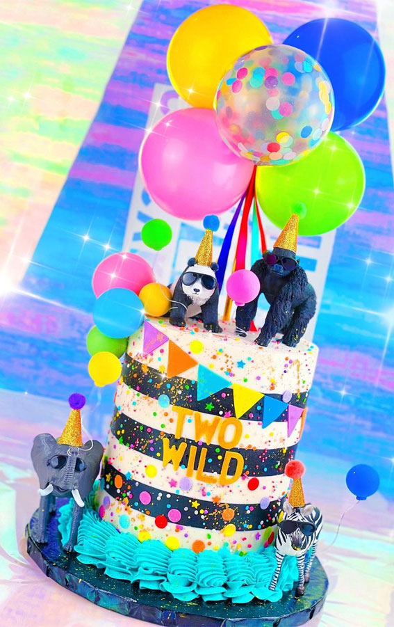 PARTY ANIMAL Cake Topper | Cake Toppers by Avalon Sunshine