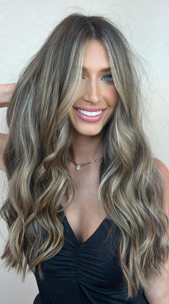 50 Hair Colours Ideas That Are Trending Now : Cool Toned Balayage