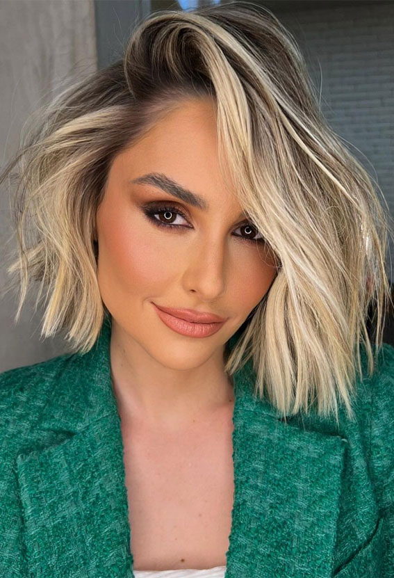 50 Hair Colours Ideas That Are Trending Now : Beach Blonde Short Hair