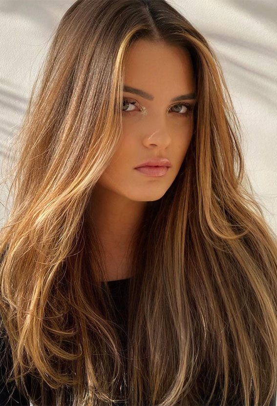 50 Hair Colours Ideas That Are Trending Now : Brown Sugar + Caramel